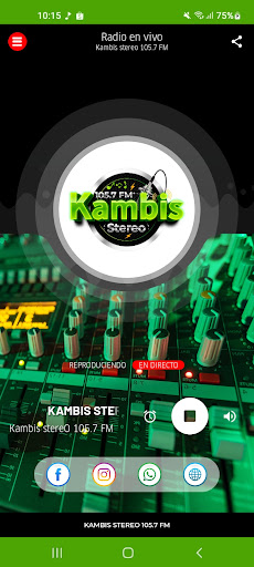Android application Kambis Stereo screenshort