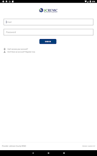 Screenshot of myJCREMC