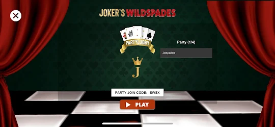 Joker's Wild Spades