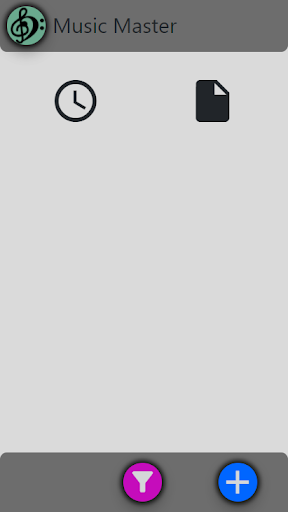 Android application Music Master Organiser screenshort