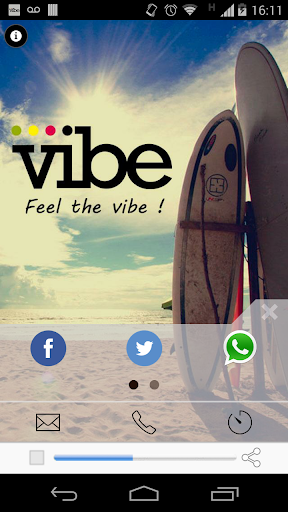 Android application VibeFM Brasil screenshort