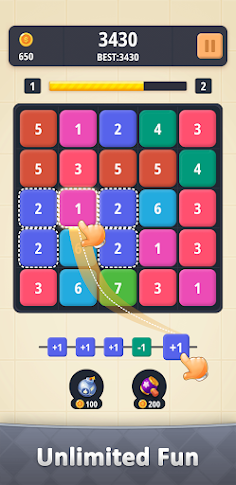 NIMP - Number Merge Puzzle - Screenshot 2