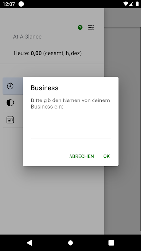 Android application MyTime screenshort
