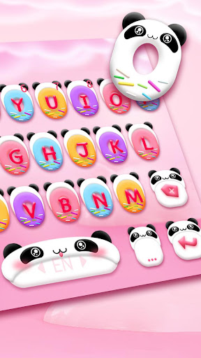Pinky Panda Donuts Theme Screen 2