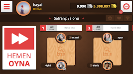 screenshot of Satranç Online