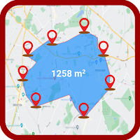 Приземляться измерение GPS площадь расчет