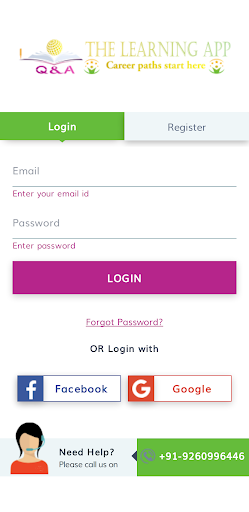 Q  A The Learning App