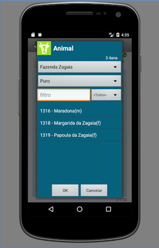 GisleiteApp Screen 2