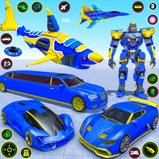 US Shark Robot Transform Games