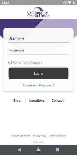 Android application Harvard Community Credit Union screenshort
