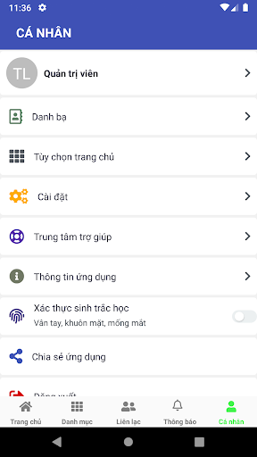 Quảng Bình eGov Screen 3