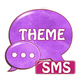 Purple Violet GO Theme SMS icon