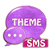 Purple Violet GO Theme SMS2.6