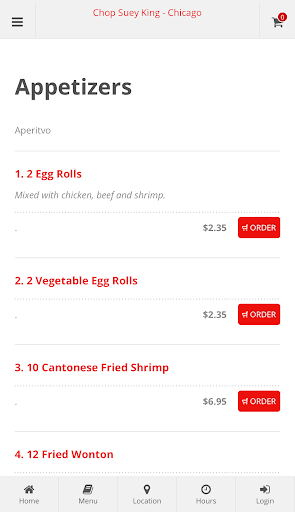 Chop Suey King Chicago Order Screenshot 2 - AppWisp.com