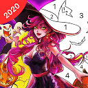 ダウンロード Halloween Coloring Games- Paint by Number をインストールする 最新 APK ダウンローダ