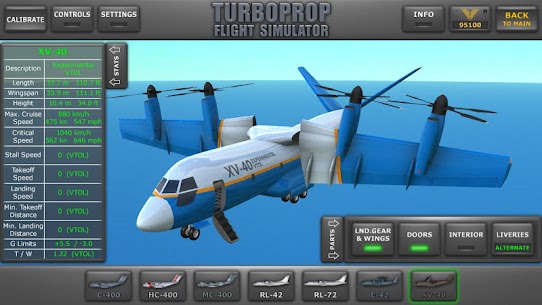 Turboprop Flight Simulator 3D (MOD, Unlimited Money) 1