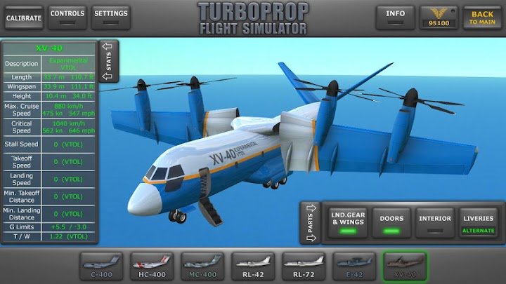 Turboprop Flight Simulator Codes