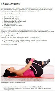 How to Do Back Stretch Exercis
