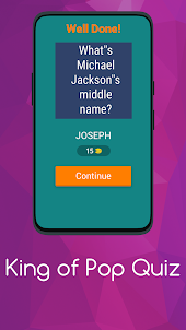 KING OF POP QUIZ