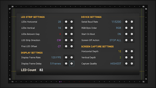 Ambient light Application Screen 3