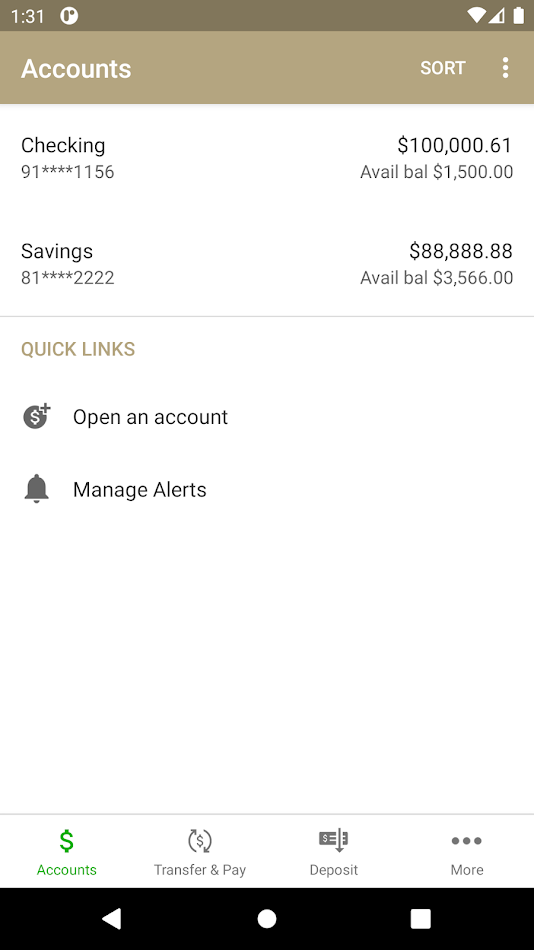 #3. First Central Mobile (Android) Podle: First Central Savings Bank