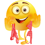 Cover Image of 下载 Adult Emoji Sticker Keyboard f  APK
