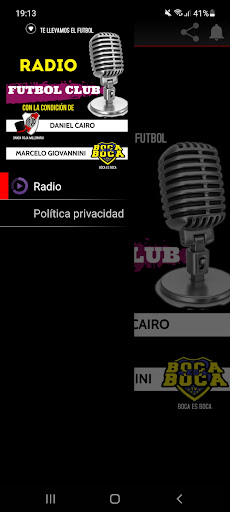 RADIO FUTBOL CLUB Screen 3