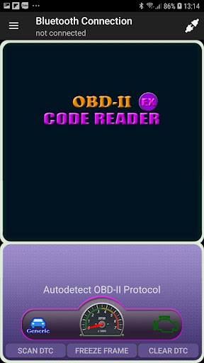 Android application OBDII Code Reader Pro screenshort