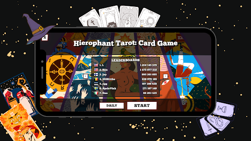 Hierophant Tarot: Card Game Screen 2