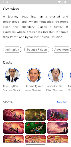 ShowTime - Movie and TV Shows Screen 3