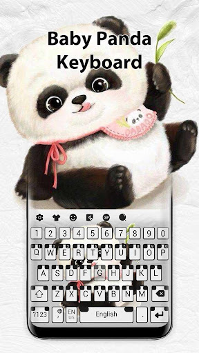 Baby Panda Keyboard Theme