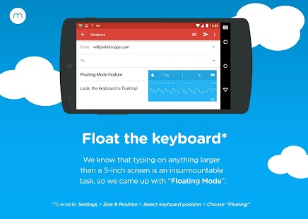 Minuum Keyboard Free + Emoji Screenshot