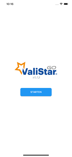 Android application ValiGo screenshort