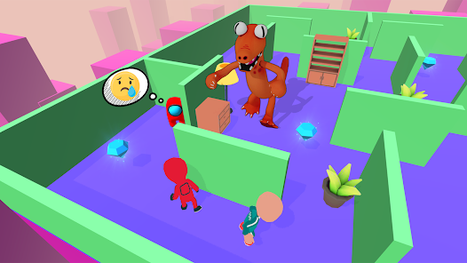Captura de Pantalla 4 Rainbow Friend:Esconder buscar android