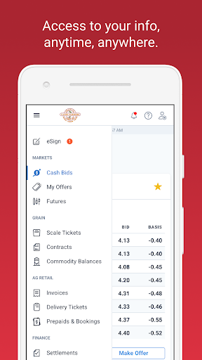 Android application Canby Farmers Grain Co. screenshort