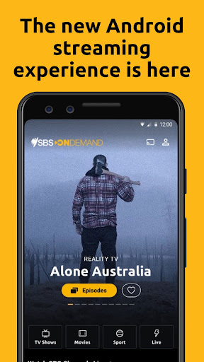 Android application SBS On Demand screenshort