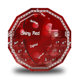 Shiny Red GO Keyboard icon