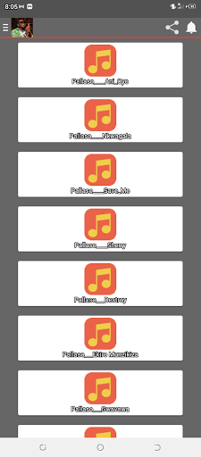 Pallaso Songs Screen 2