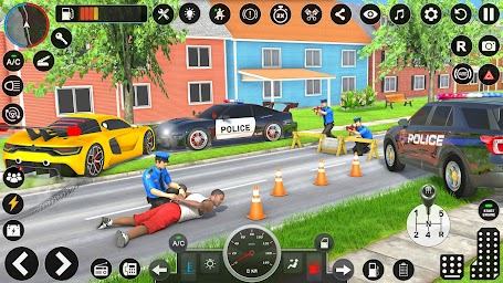 US Cop Duty Police Car Game