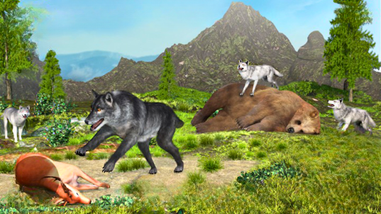 Angry Wolf Hunting Life Sim