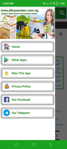 Android application Alkausar Herbal Research screenshort