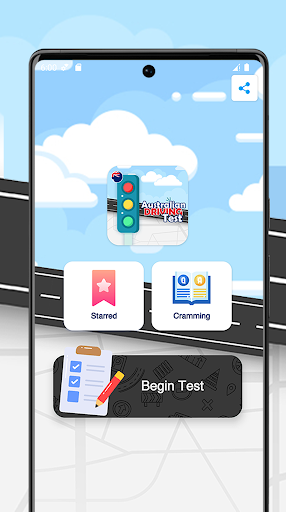 Android application Australian Driving Test screenshort