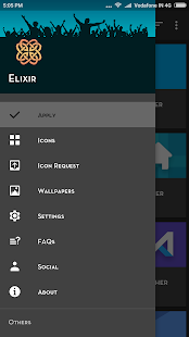 Elixir Icon Pack Captura de tela