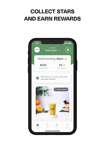 Android application Extract Juicery screenshort