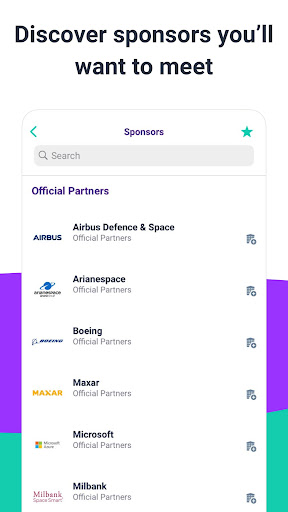 World Space Business Week Screen 3