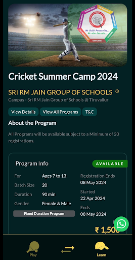 Shareplay - Play/Learn Sports Screen 3