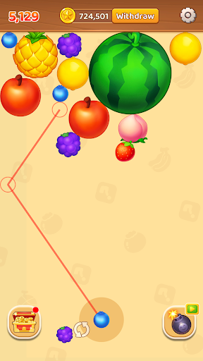 Android application Shoot & Merge Fruit Ball screenshort