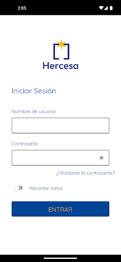 Android application Hercesa Contigo screenshort