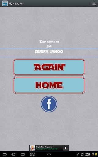 My Name As // Name Generator