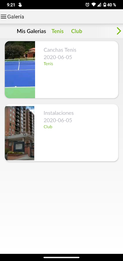 Android application Club Campestre de Armenia screenshort